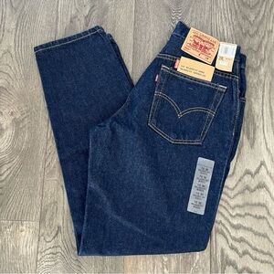 Vintage Y2K LEVI’S NWT 550 High Rise Relaxed Fit Tapered Leg Denim Jeans Size 10